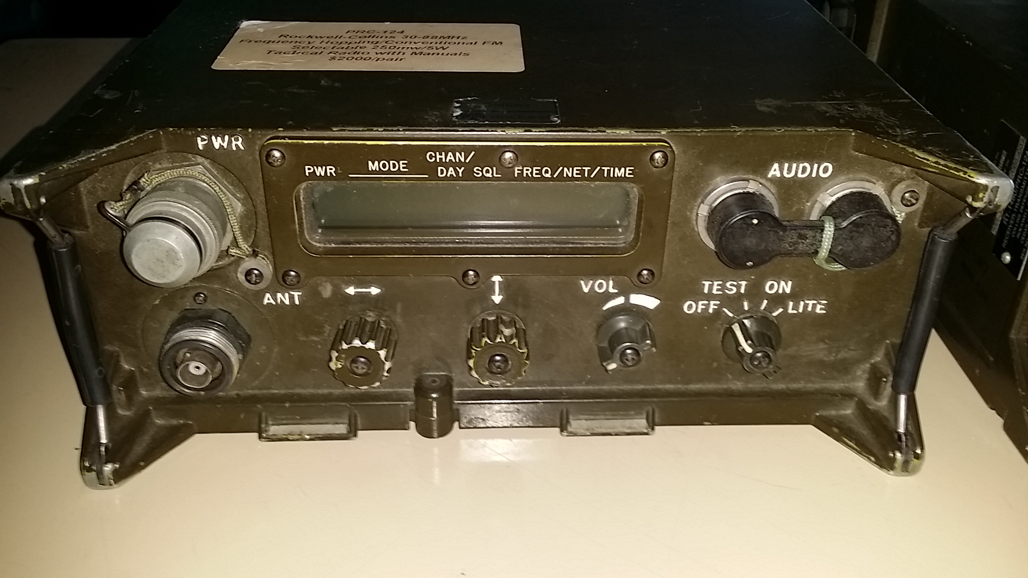 Collins PRC-124 VHF-FM Tactical Radio