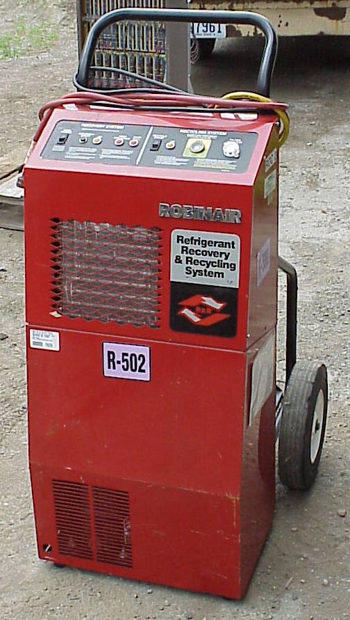 Robinair 17500 refrigerant recycling unit